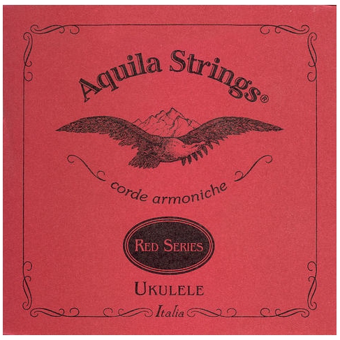 Aquila Corde Armoniche - Aquila Corde Armoniche Ukulelen Strings - 88U - Red Series Tenor Set