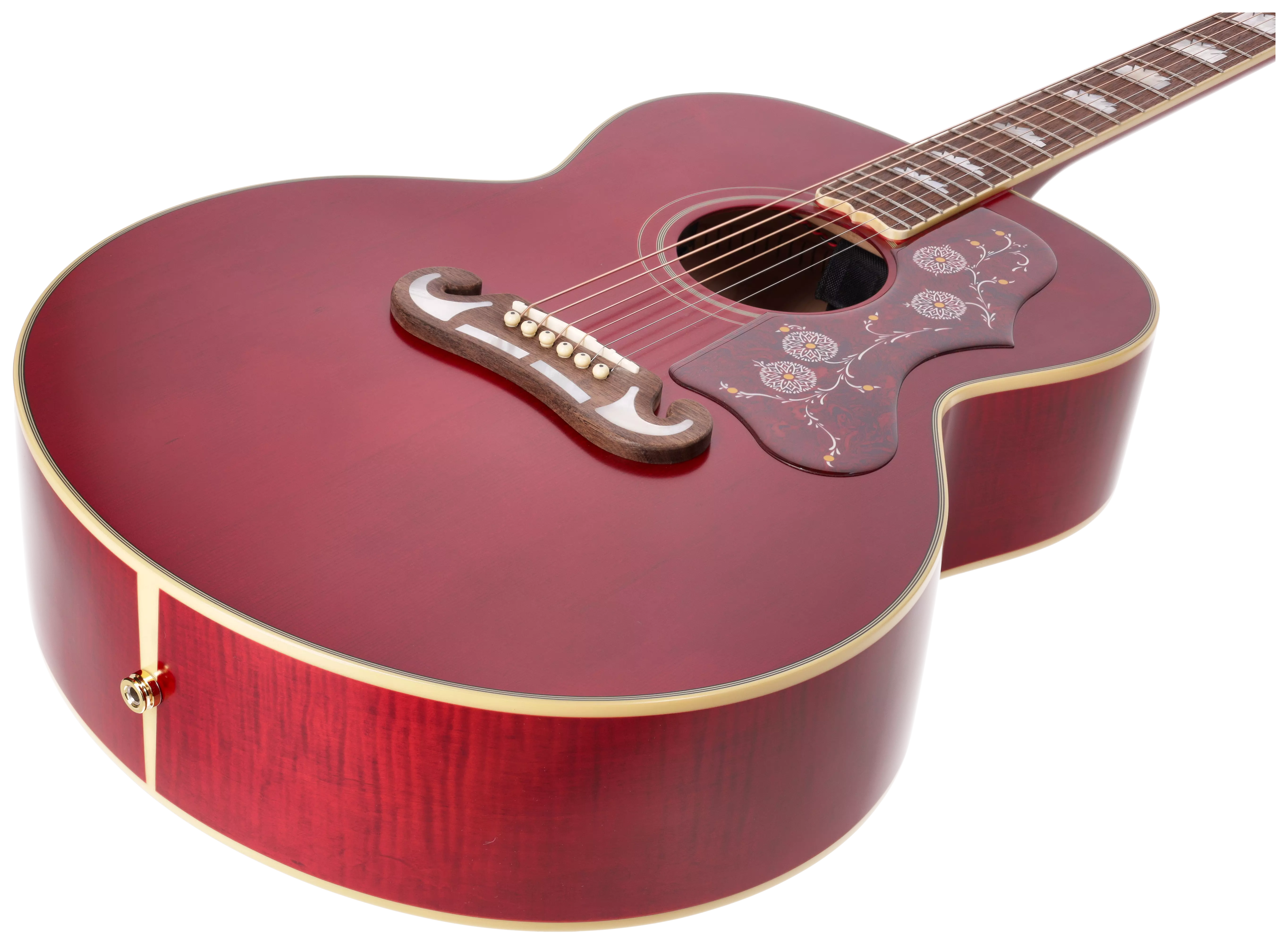 Epiphone J-200 Aged Wine Red 4