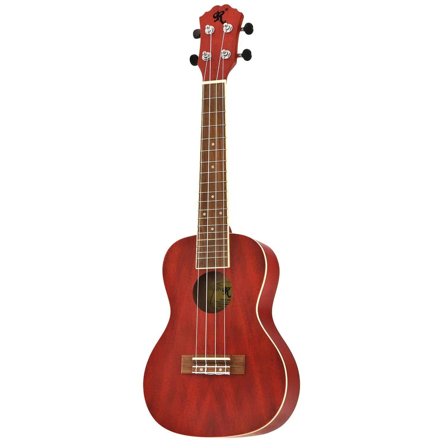 Redwood Concert Ukulele Red