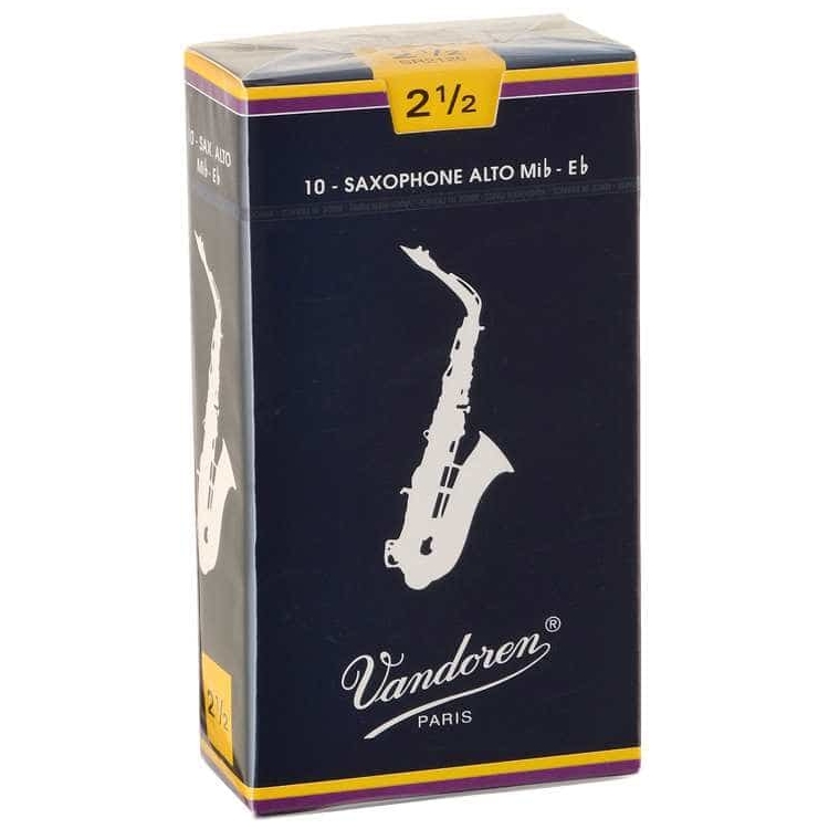 Vandoren - Vandoren Alt Sax Blätter Classic Stärke 2,5