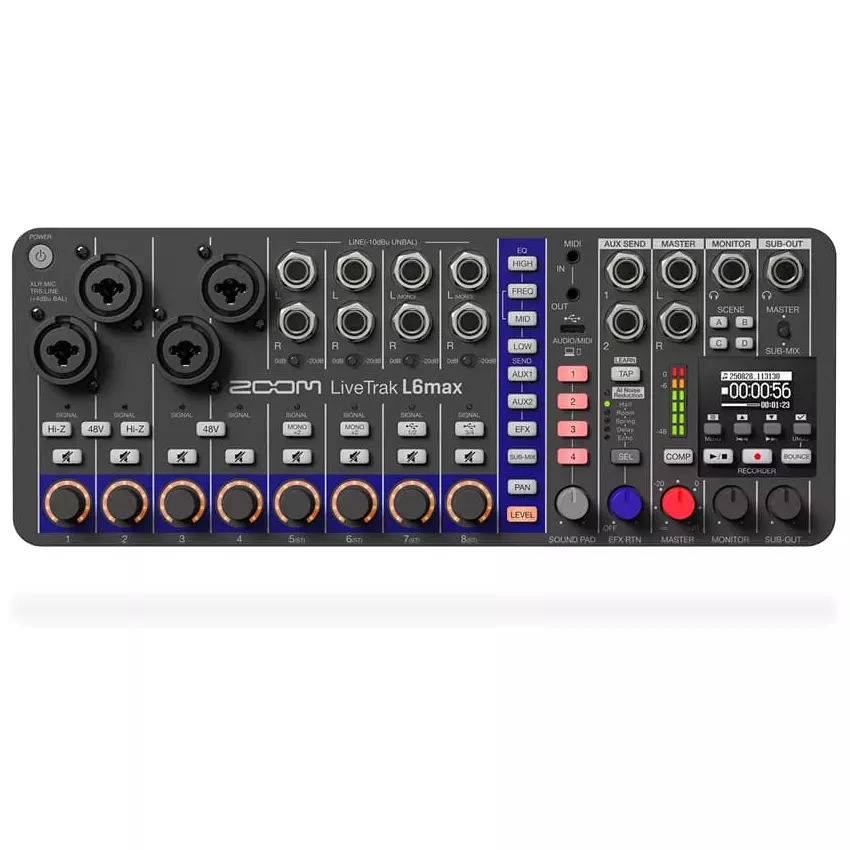 Zoom LiveTrak L6max 7