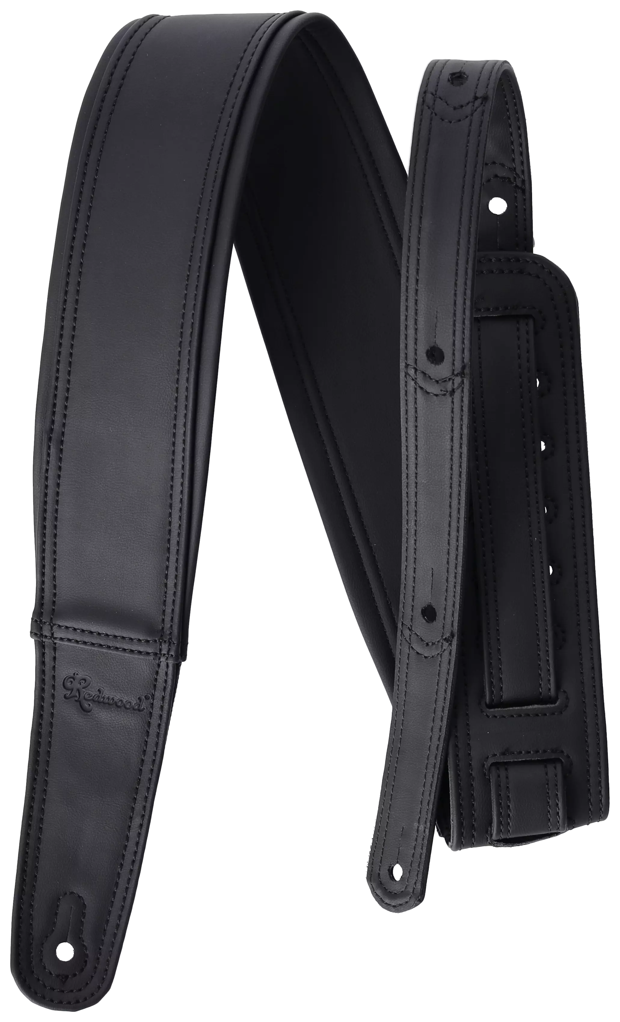 Redwood Instrument Strap Non-Leather Padded - Black 1