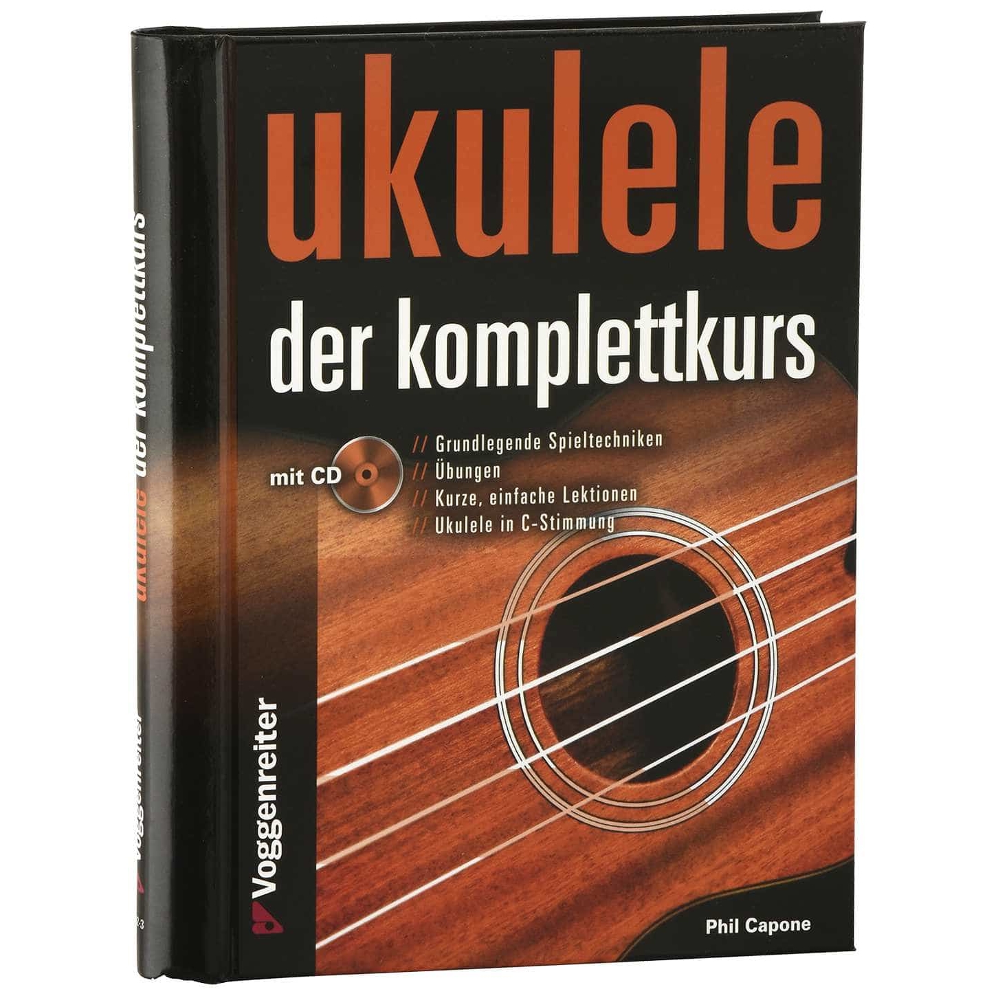 Image of Voggenreiter phil capone  ukulele  der komplettkurs  c stimmung (gcea) 10014527 0