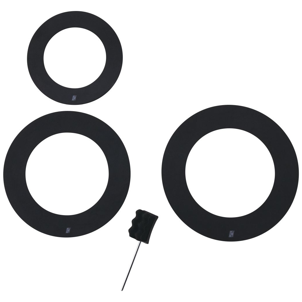 Image of Tama ssrp48 soft sound ring drum sound reducer  4 teilig für 18 bass drum 12000070 0