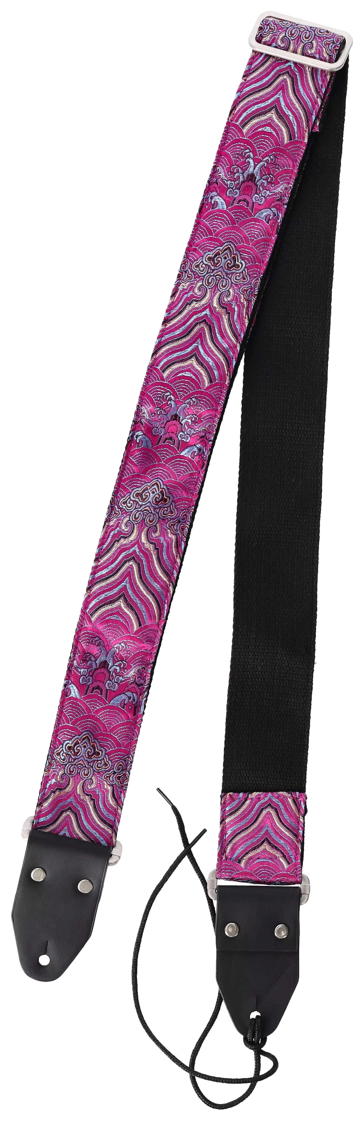 Redwood Guitar Strap Mirage Series - Magenta Rain
