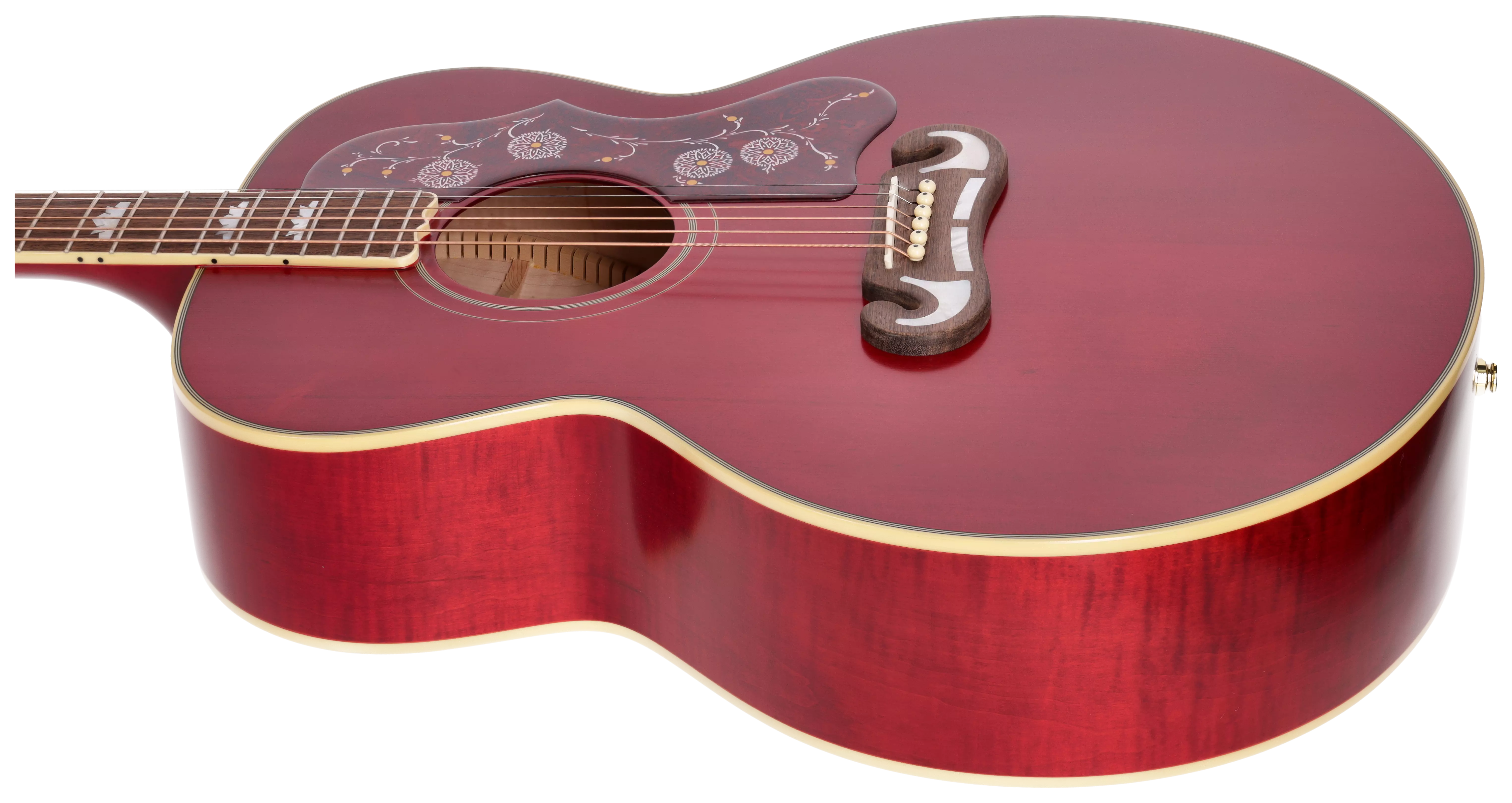 Epiphone J-200 Aged Wine Red 5