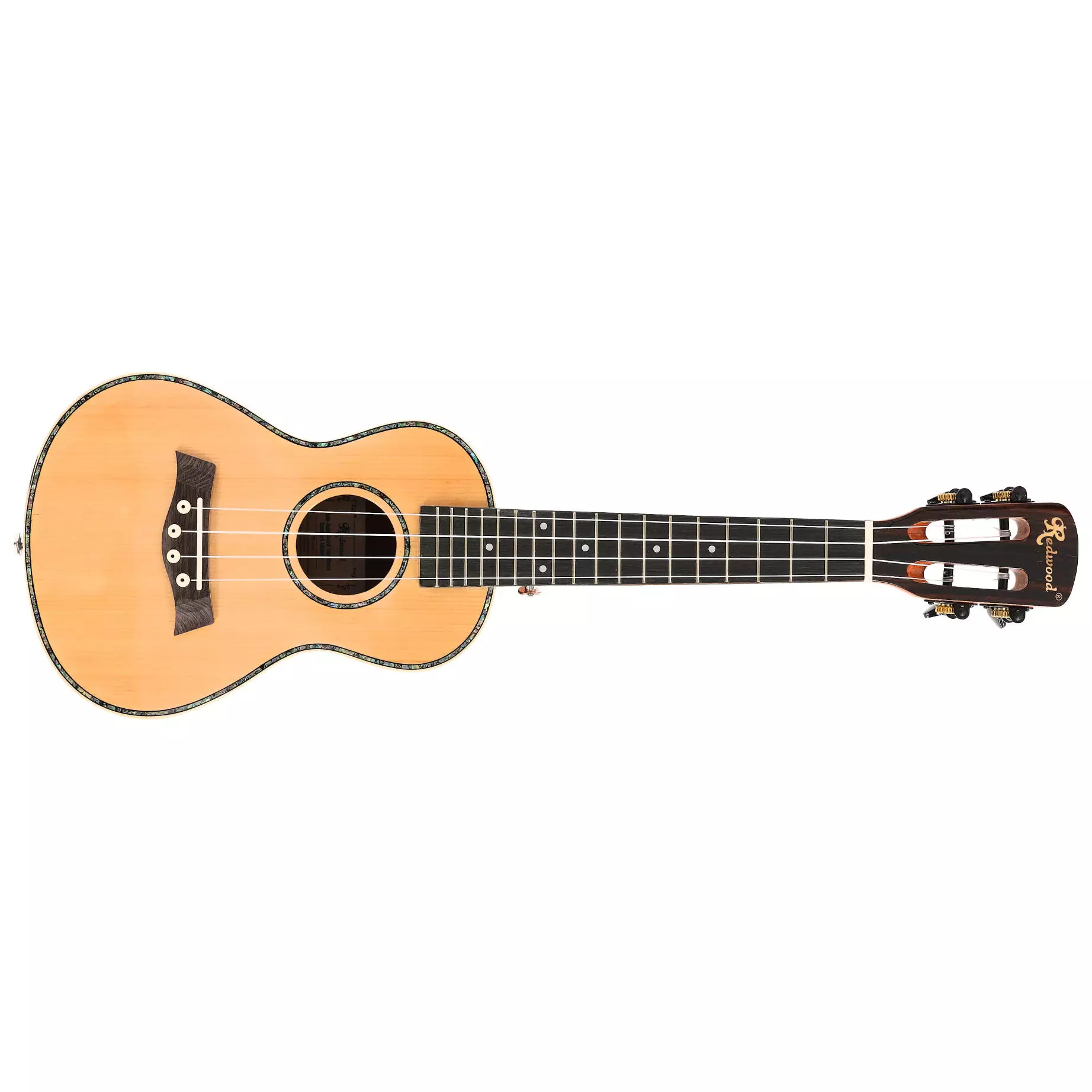 Redwood Halo-Halo Solid Top Gloss Concert Ukulele 2
